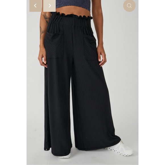Free People Blissed Out Wide Leg Pants - Picture 6 of 7